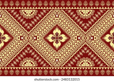 patrón Fondo de pantalla sin costura, Vector, textura, fondo, elemento, batik, áfrica, alfombra, tela, patrones de ropa, patrón ikat, patrones indios, étnico, impresión, carpe geométrico, textura de manta,