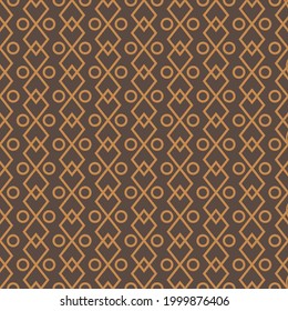 Pattern Seemless Batik Vector Image