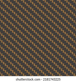 Patrón con rayas oblicuas serranas en naranja y negro. Textura de tela a rayas. vector abstracto.