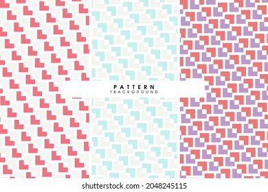 pattern set. colorful, forming an ordered arrangement of objects, abstract patterns, modern backgrounds