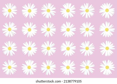 Patrón y conjunto de mareas sobre fondo rosa