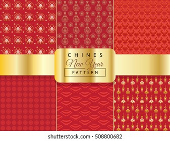 Pattern set Red envelopes are gifts presented at social, family gatherings such as weddings, holidays such as Chinese New Year. Red color envelope symbolizes good luck, symbol to ward off evil spirits