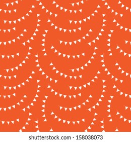 Pattern of a set of small flags