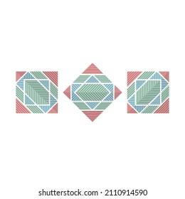 Pattern Set Traditional Vector Design 