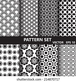 pattern set,Endless texture can be used for wallpaper, pattern fills, web page background,surface textures.