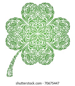 Pattern in a shape of a clover.