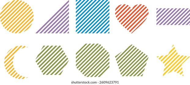 pattern shapes Decorating stripe Benner