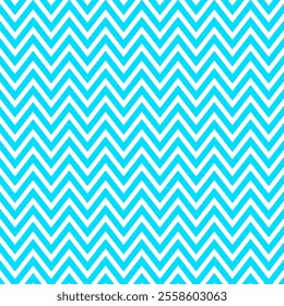 Pattern with sharp teeth at the ends zig-zag pattern in blue