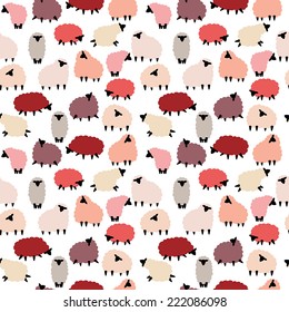 pattern with sheep