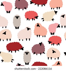 pattern with sheep