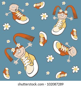 pattern shoes