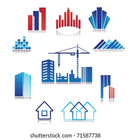 pattern of the sign - construction, real estate, building