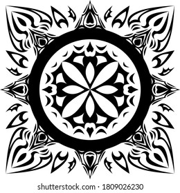 a pattern silhouette image that can be used as a background