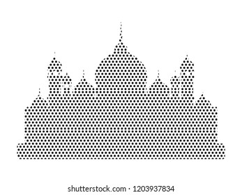 Pattern Silhouette of a Mosque Icon