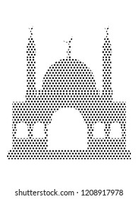 Pattern Silhouette of a Mosque Icon