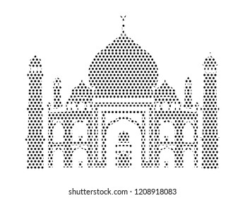 Pattern Silhouette of a Mosque Icon