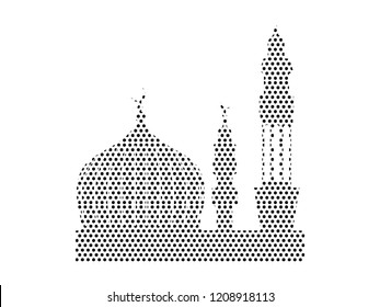 Pattern Silhouette of a Mosque Icon