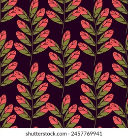 Pattern Simless Plants Floral Botanical