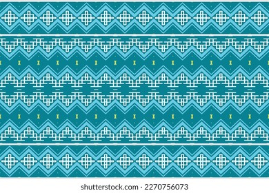 Pattern simple ethnic design in the Philippines. It is a pattern geometric shapes. Create beautiful fabric patterns. Design for print. Using in the fashion industry.