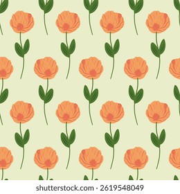Pattern with simple pretty flowers, little floral liberty seamless texture background. Spring, summer romantic blossom flower garden seamless pattern for your designs.