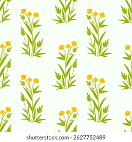 Padrão com flores bonitas simples, pequena liberdade floral fundo de textura sem costura. primavera, verão romântico flor jardim sem emenda padrão para seus projetos.