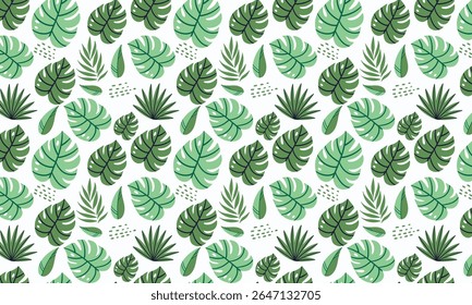 Pattern with simple pretty small flowers