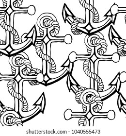 Pattern sketch anchor in vector 