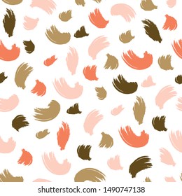 Pattern. Sketch graphic print. Grungy painted ornament. Vector brush strokes design elements. Wallpaper, textile.
