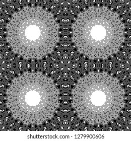 Pattern in sketch style on white background. Abstract monochrome background. Geometric modern pattern. Vector abstract background. Abstract seamless pattern. Vector seamless texture. 