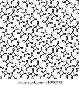 pattern of sketched lines on a white background