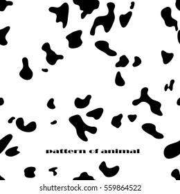 Pattern skins snow leopard, black and white. Vector illustration.