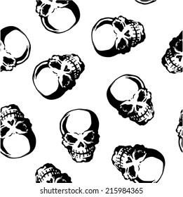 pattern of skull,