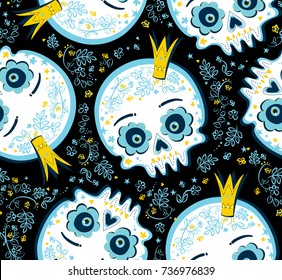 pattern skull queen