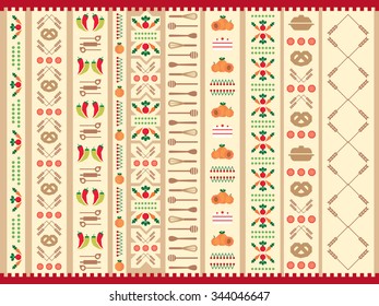 Pattern in Slavic style, vector, eps 10