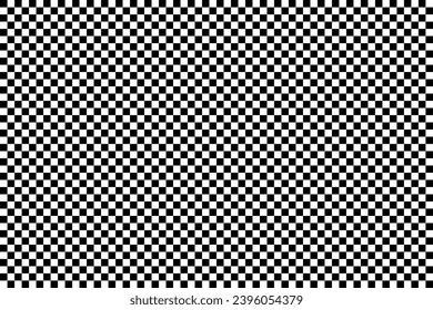 pattern of small black and white squares