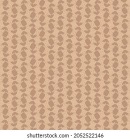 Pattern with small geometric or abstract elements, with dashes and tiny markings. Decoration made in light reddish and brown. Wallpaper texture.