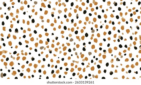 a pattern of small polka dots on a white background, small colorful dots vector seamless vector illustration.