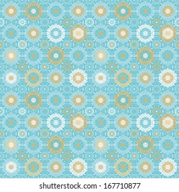 Pattern with snowflakes