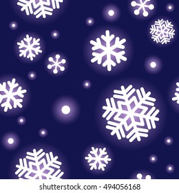 pattern of snowflakes