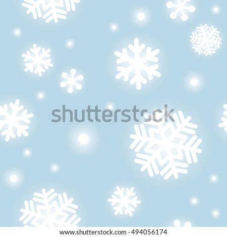 pattern of snowflakes