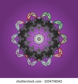 Pattern with snowflakes.vector christmas abstract colorful background with falling snowflake. Vector illustration.