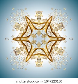 Pattern with snowflakes.vector christmas abstract colorful background with falling snowflake. Vector illustration.