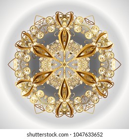 Pattern with snowflakes.vector christmas abstract colorful background with falling snowflake. Vector illustration.