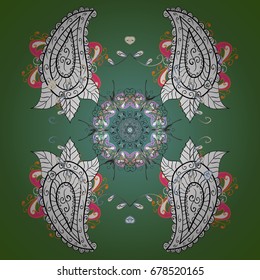 Pattern with snowflakes.vector christmas abstract colorful background with falling snowflake. Vector illustration.