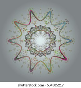 Pattern with snowflakes.vector christmas abstract colorful background with falling snowflake. Vector illustration.