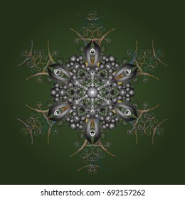Pattern with snowflakes.vector christmas abstract colorful background with falling snowflake. Vector illustration.