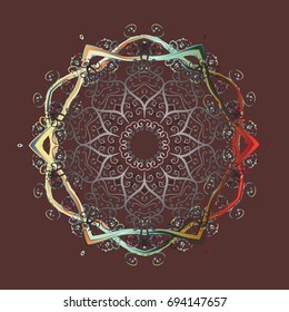 Pattern with snowflakes.vector christmas abstract colorful background with falling snowflake. Vector illustration.
