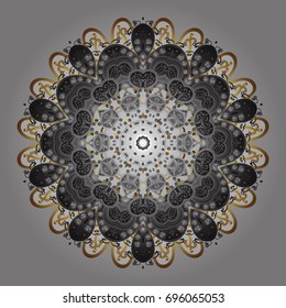 Pattern with snowflakes.vector christmas abstract colorful background with falling snowflake. Vector illustration.