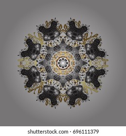 Pattern with snowflakes.vector christmas abstract colorful background with falling snowflake. Vector illustration.