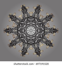 Pattern with snowflakes.vector christmas abstract colorful background with falling snowflake. Vector illustration.